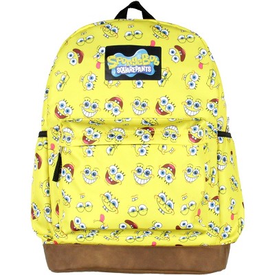 Nickelodeon SpongeBob SquarePants Face Expressions All Over Print Backpack