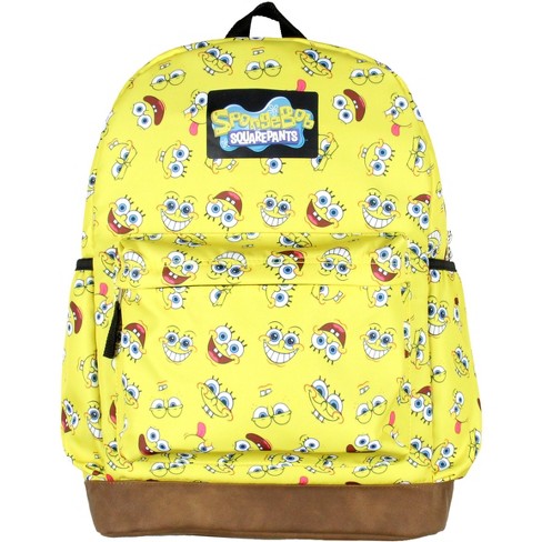 Spongebob School Backpack in Yellow and White