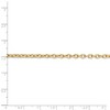 Black Bow Jewelry 3.2mm, 14k Yellow Gold Solid Link Cable Chain Necklace - 4 of 4