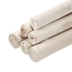 Unique Bargains Arts Crafts Garden Christmas Decoration Round Natural Wood Sticks 7 Pcs - 1 of 4