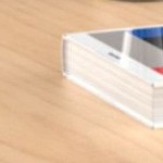 birch top / white frame