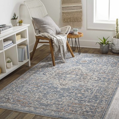 Hauteloom Buguey Cream&Blue Area Rug
