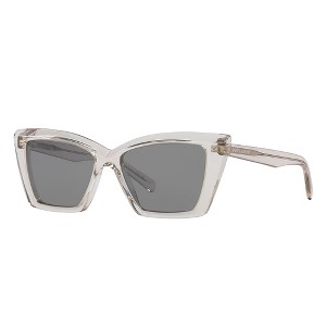 Saint Laurent SL 657 003 Womens Cat-Eye Sunglasses Beige 54mm - 1 of 3