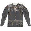 Men's Old Hag (Front Back Print) Long Sleeve Costume T-Shirt - 2 of 4