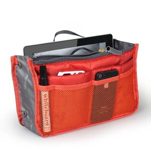 Women Lady Travel Insert Handbag Organiser Makeup Bags Toiletry Purse Liner w/Hand Strap - 1 of 4