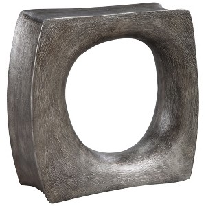 Uttermost Valira Chairside Table – Slim Artistic Accent in Resin - 1 of 4