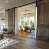 Modern Contemporary Long Stainless Steel Push Pull Door Handle for Home Entrance Glass Shower Wooden Barn Square Series - Stain - 60-Inches - 2 of 4