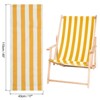 Unique Bargains Beach Sling Chair Replacement Canvas 17 x 45 Inch 1 Pc - 2 of 4