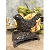 Slickblue Antique-Style Bird Candle Holder, Metal Tea Light Stand for Tabletop, Mantel, or Shelf Décor - 4 of 4
