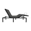 Adjustable Bed Folding Design Electric Bed Frame With Head Foot Incline Remote Control For Stress Management (Queen Size), Black - 3 of 4