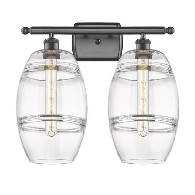 Vaz - 2 Light Bath Vanity In Industrial Style-10.88 Inches Tall and 18 Inches Wide