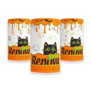 Renova Seasonal Paper Towels - 1 Jumbo Roll - 120 Sheets - 2 Ply - FSC Certified - Holiday & Decorative Kitchen Towels - 1 of 4