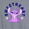 Women's - Lilo and Stitch - Angel Sweetheart Graphic Racerback Tank - 2 of 4