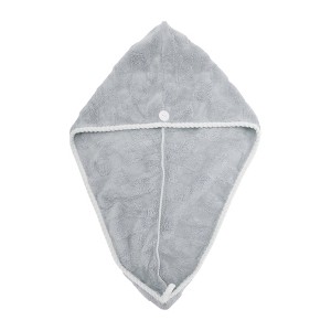 Unique Bargains Water-absorbent Hair Towel Wrap 1 Pc - 1 of 4