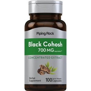 Piping Rock Black Cohosh 700 mg | 100 Capsules - 1 of 4