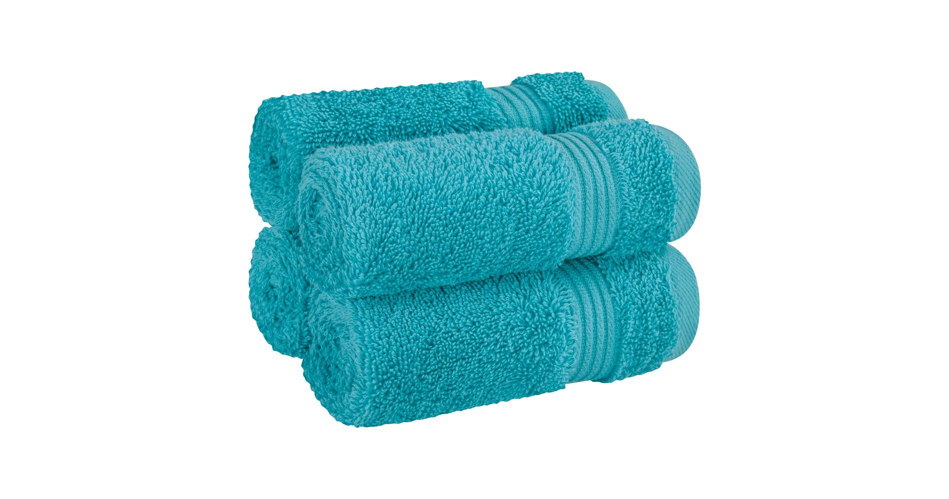 American Soft Linen 100% Cotton Turkish Premium Quality 4 Piece Washcloth Set, 13x13 inches Washcloth Hand Face Towels for Bathroom and Kitchen