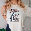 Stay Positive Funny Shark and Skeleton T-Shirt, Mental Health Motivational Tee| OrnamentallyYou - 4 of 4