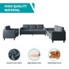 Mjkone Sectional Sofa Couches Set for Living Room 3-Seater Sofa&Loveseat$Single Sofa Chair - 4 of 4