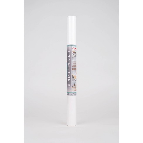 Con-Tact 18x16' Adhesive Shelf Liner - White
