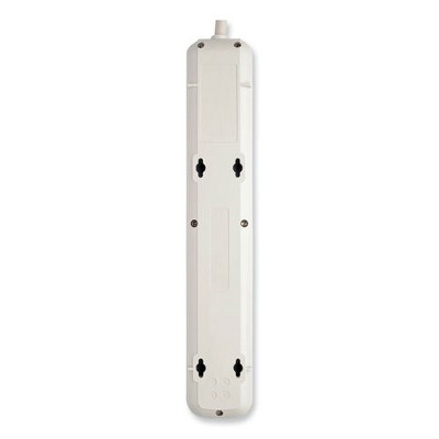 Silver 7-Outlet Surge Protector with 12 ft Cord