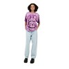 Five Nights At Freddy's Bonnie Face Men's Purple Spiral Spiral Tie-Dye Crew Neck Short Sleeve T-shirt - 2 of 2