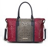 MKF Collection Raven Faux Crocodile-Embossed Women’s Duffle Bag by Mia K - 2 of 4