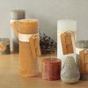 Vance Kitira 9" Brown Sugar Timber Pillar Candle ,Scentless, Clean-Burning, Environmental Friendly - 2 of 2