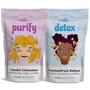 Crazy Cups Detox + Purify Detox Combo Tea Bags - 1 of 3