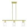 Livex Lighting Clarion 3 - Light Chandelier in  Satin Brass - 4 of 4