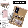 Hachikiko Quilted PU Leather Wallet Clutch Purse, Compact Card Holder with Coin Pocket for Daily Use - 3 of 4