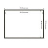 Amanti Art Theo Black Silver Narrow Framed Dry Erase Magnetic Board - 3 of 4