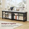 VYNXARIA Bamboo Shoe Bench - 3 - Tier, Adjustable Shelves, Cushioned, Ideal for Entryway & More - 3 of 4