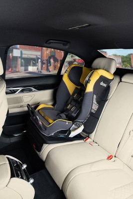 Diono Seat Guard Complete, Full Size Car Seat Protector, Raised Edges, Non Slip Backing, Black