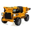 12V Ride On Dump Truck for Kids with Parental Remote Control 4-Wheeler Toy Electric Car - 2 of 4