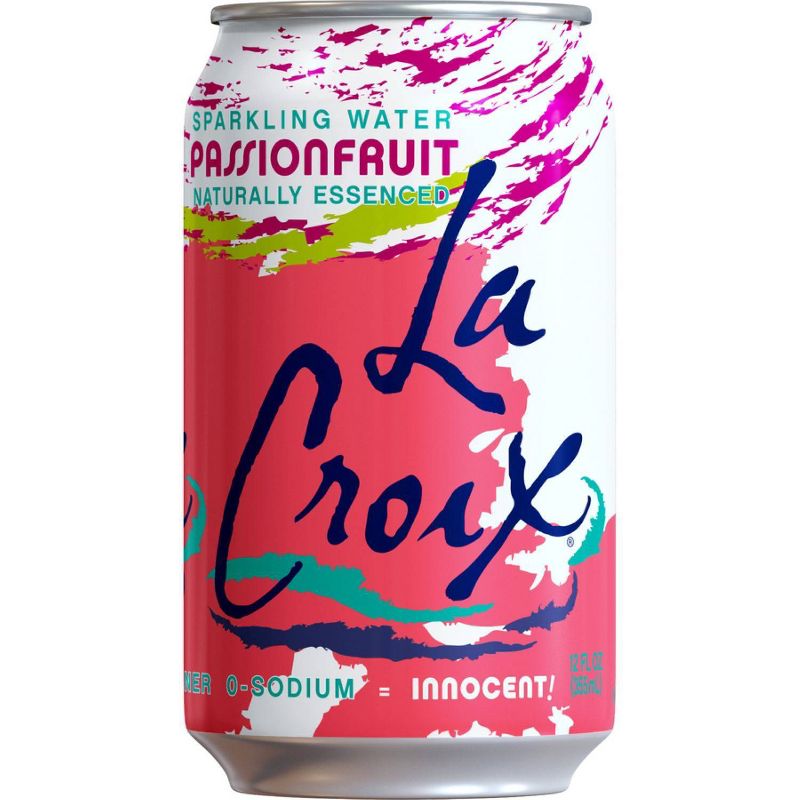 LaCroix Sparkling Water Passionfruit - 8pk/12 fl oz Cans, 2 of 10