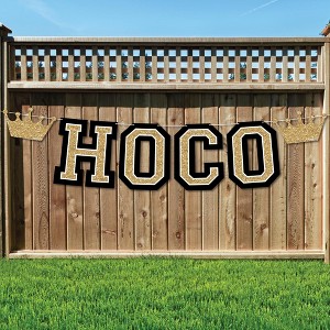 Big Dot of Happiness HOCO Dance - Large Homecoming Decorations - HOCO - Outdoor Letter Banner - 1 of 4