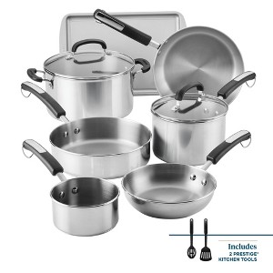 Farberware Brilliance 11pc Stainless Steel Limited-Edition Cookware Set - 1 of 4