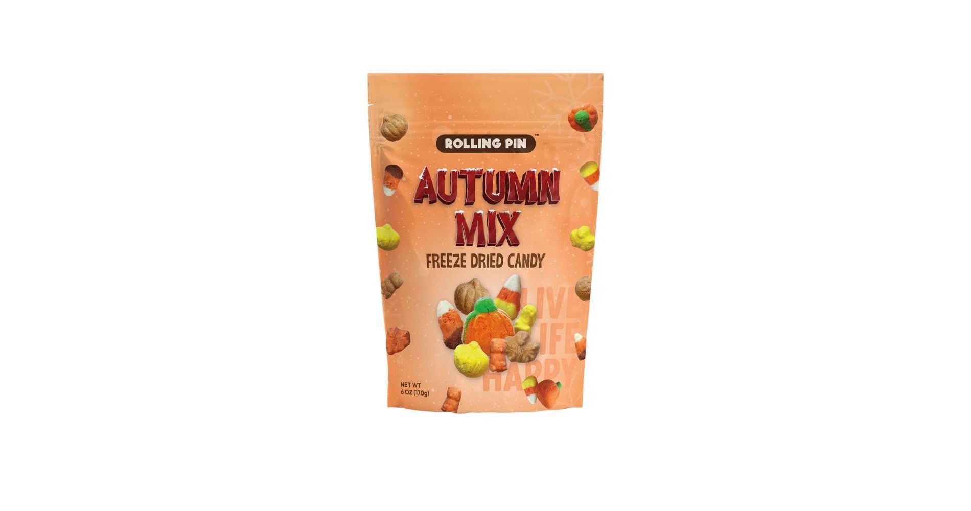 Rolling Pin Candy Freeze Dried Fall Harvest Autumn Mix - 6oz