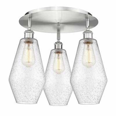 Cindyrella - 3 Light Flush Mount In Industrial Style-14.5 Inches Tall and 18.75 Inches Wide