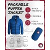 Canada Weather Gear Mens' Puffer Jacket - Lightweight Packable Bubble Coat, Water Resistant Outerwear Jackets for Men - 3 of 4
