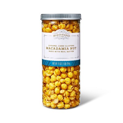 Macadamia Nut Caramel Popcorn Clusters - 16oz - Wondershop™