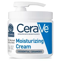 CeraVe Moisturizing Cream for Normal to Dry Skin, Face and Body Moisturizer - 16oz