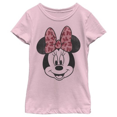 Girl's Disney Minnie Face T-shirt : Target