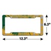 North Dakota State University Tie-Dye License Plate Clear Frame - 4 of 4