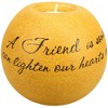 Pavilion Gift Company - Friend 4.5" Round Candle Holder - 3 of 4