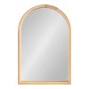 Kate and Laurel Hutton Wood Arch Mirror, 20x30, Natural - 2 of 4