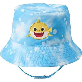 Baby Shark Baby Boys' Bucket Hat - Infant Protective Sun Hat (12-24M)