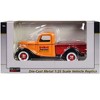 1937 Ford Pickup Truck "Minneapolis Moline" Orange with Red Truck Bed and Black Fenders 1/25 Diecast Model Car by SpecCast - 3 of 3