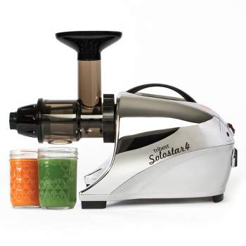 Tribest Solostar 4 Horizontal Slow Masticating Juicer – Silver