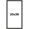 PosterPalooza | Antique Black Picture Frame - UV Acrylic, Foam Board Backing, Hanging Hardware - 2 of 4